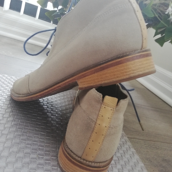 J Brand Suede Desert Boot with Brogue Detail - Picture 5 of 9